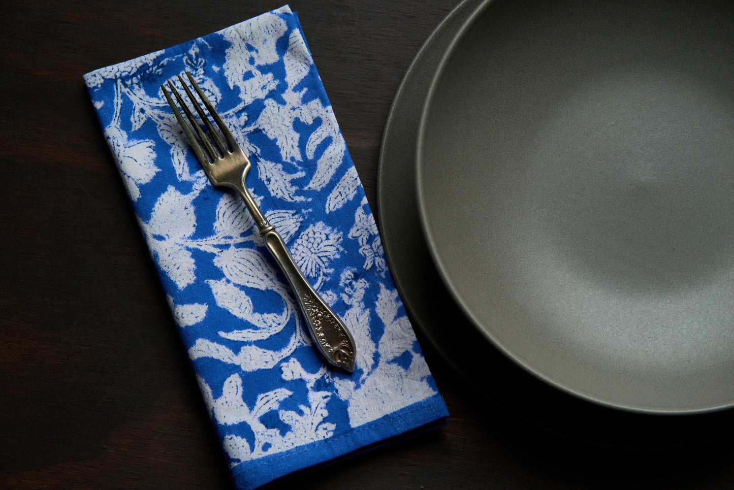 Midnight Jasmine Napkins (Set of 4)
